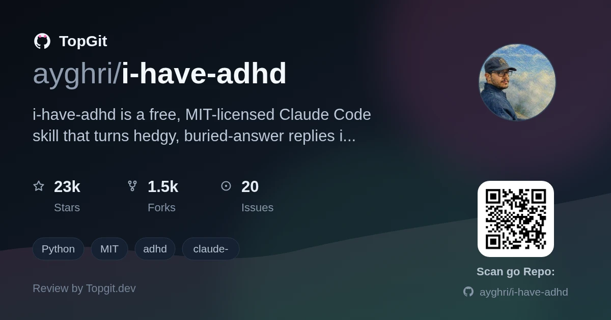 TopGit review image for ayghri/i-have-adhd