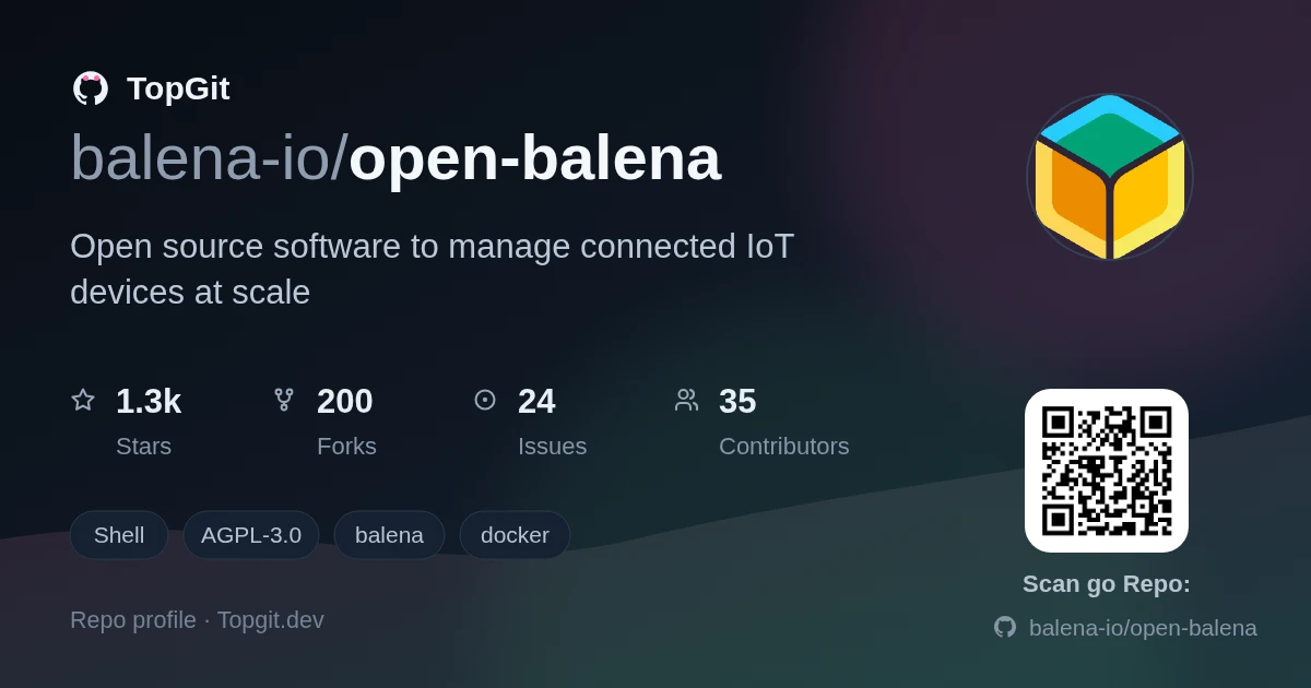 TopGit repo profile image for balena-io/open-balena