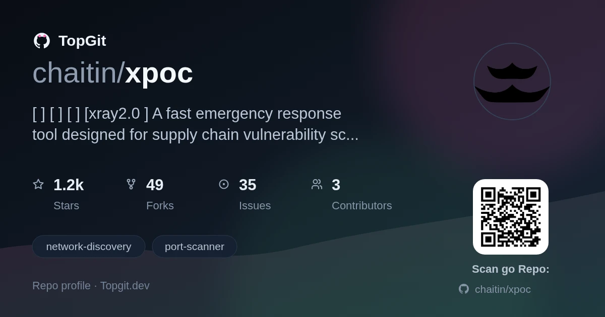 TopGit repo profile image for chaitin/xpoc