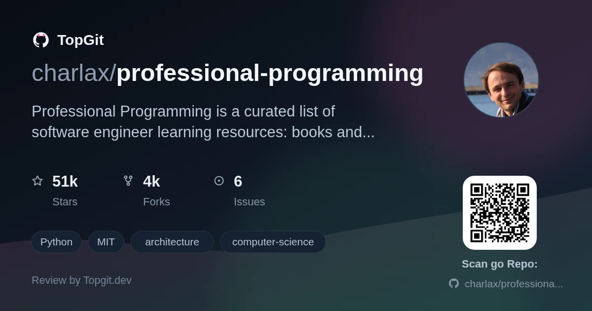 TopGit review image for charlax/professional-programming