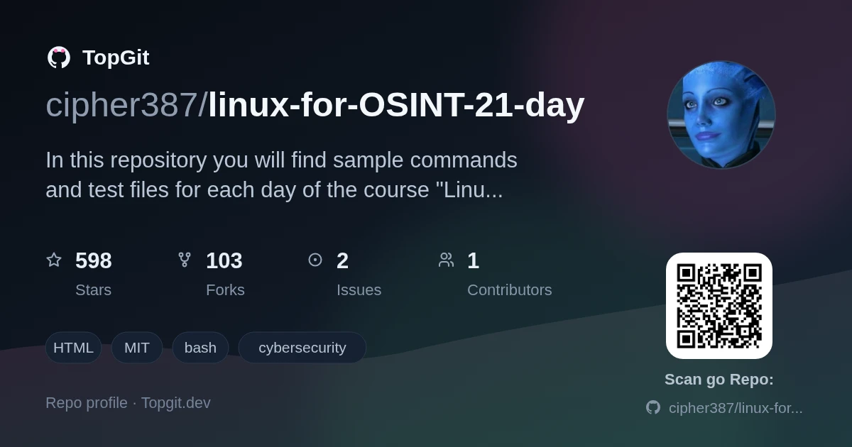 TopGit repo profile image for cipher387/linux-for-OSINT-21-day