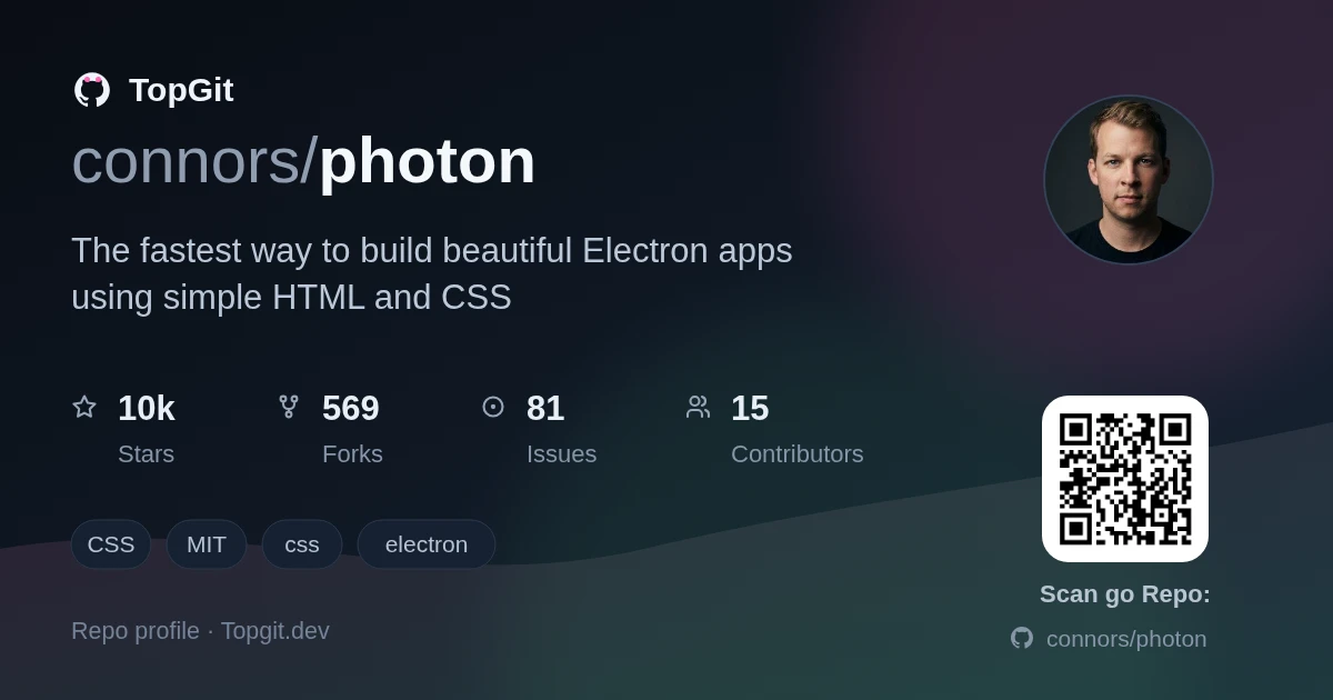 TopGit repo profile image for connors/photon