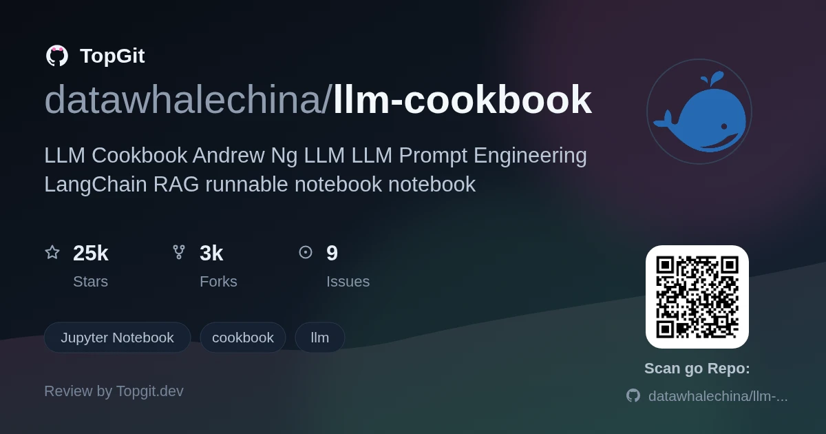 TopGit review image for datawhalechina/llm-cookbook