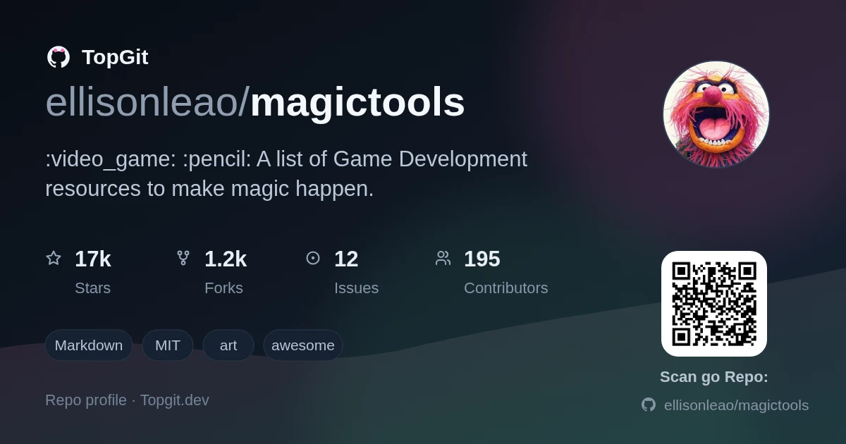 TopGit repo profile image for ellisonleao/magictools
