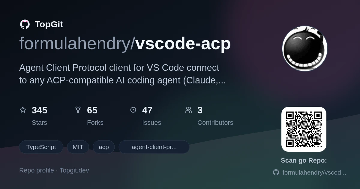 TopGit repo profile image for formulahendry/vscode-acp