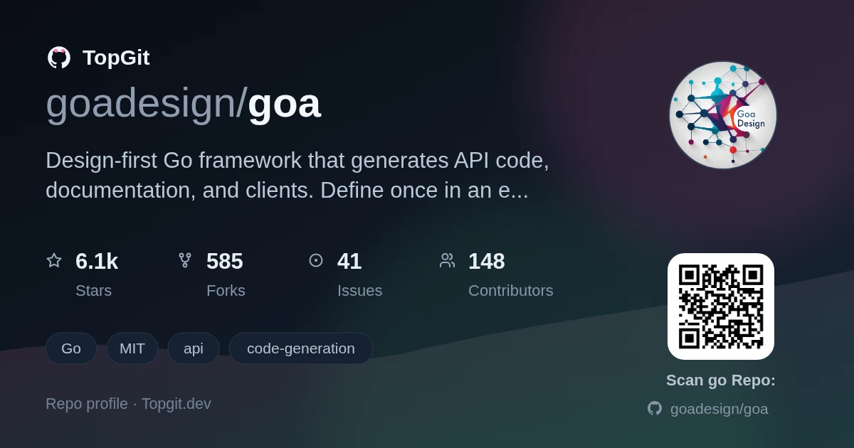 TopGit repo profile image for goadesign/goa