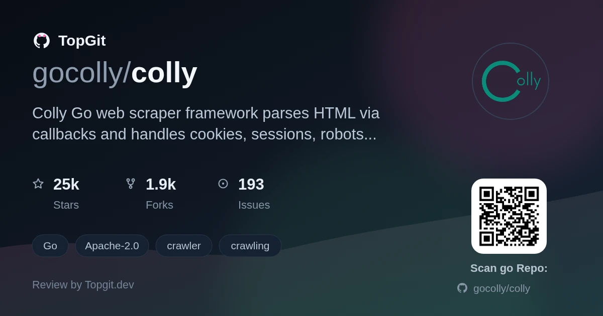 TopGit review image for gocolly/colly
