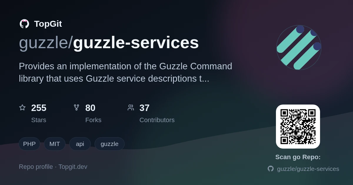 TopGit repo profile image for guzzle/guzzle-services
