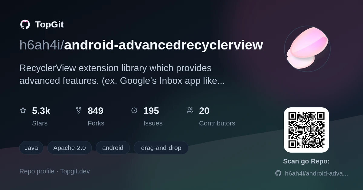 TopGit repo profile image for h6ah4i/android-advancedrecyclerview