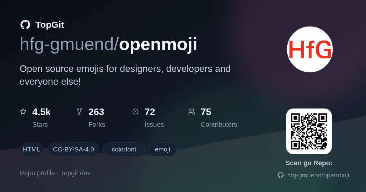TopGit repo profile image for hfg-gmuend/openmoji