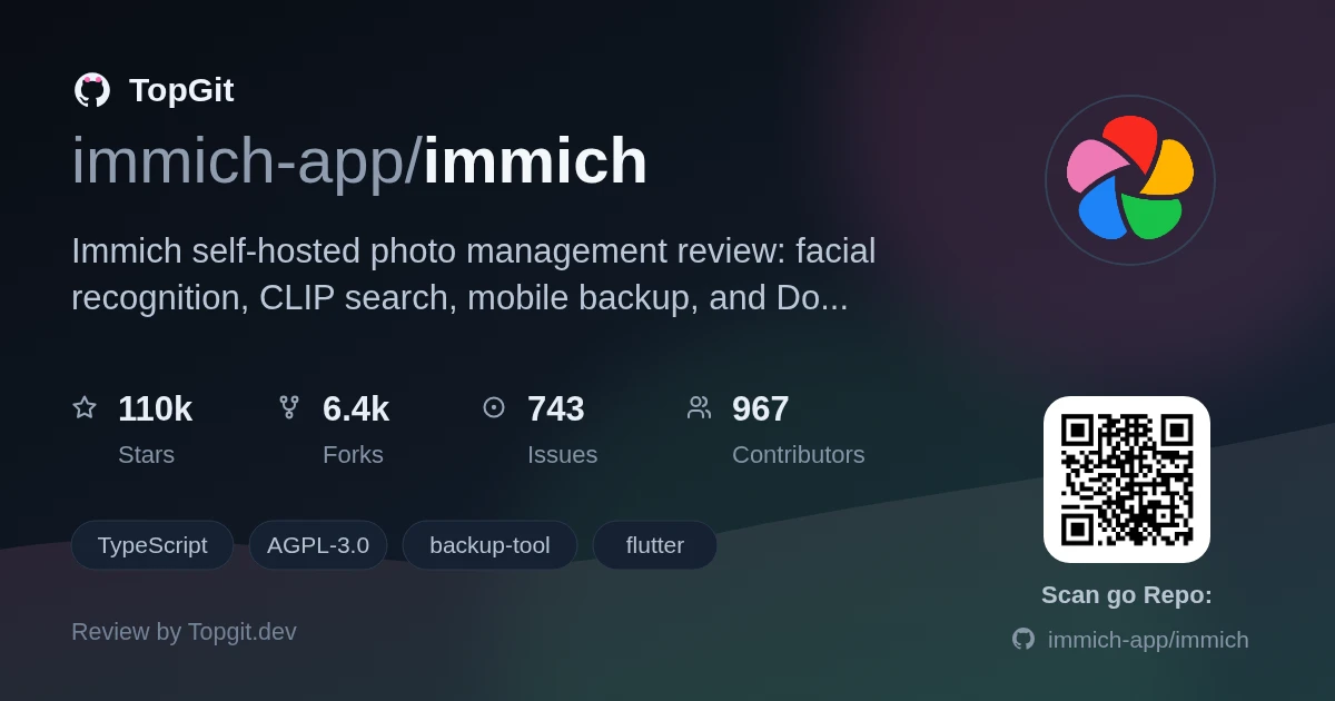 TopGit review image for immich-app/immich