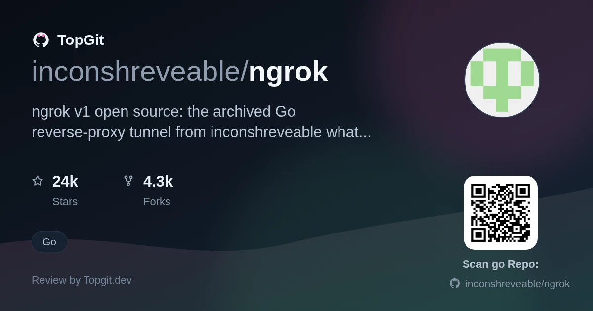 TopGit review image for inconshreveable/ngrok