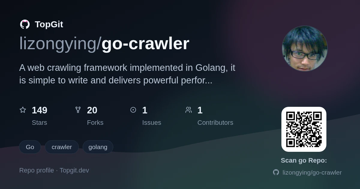 TopGit repo profile image for lizongying/go-crawler
