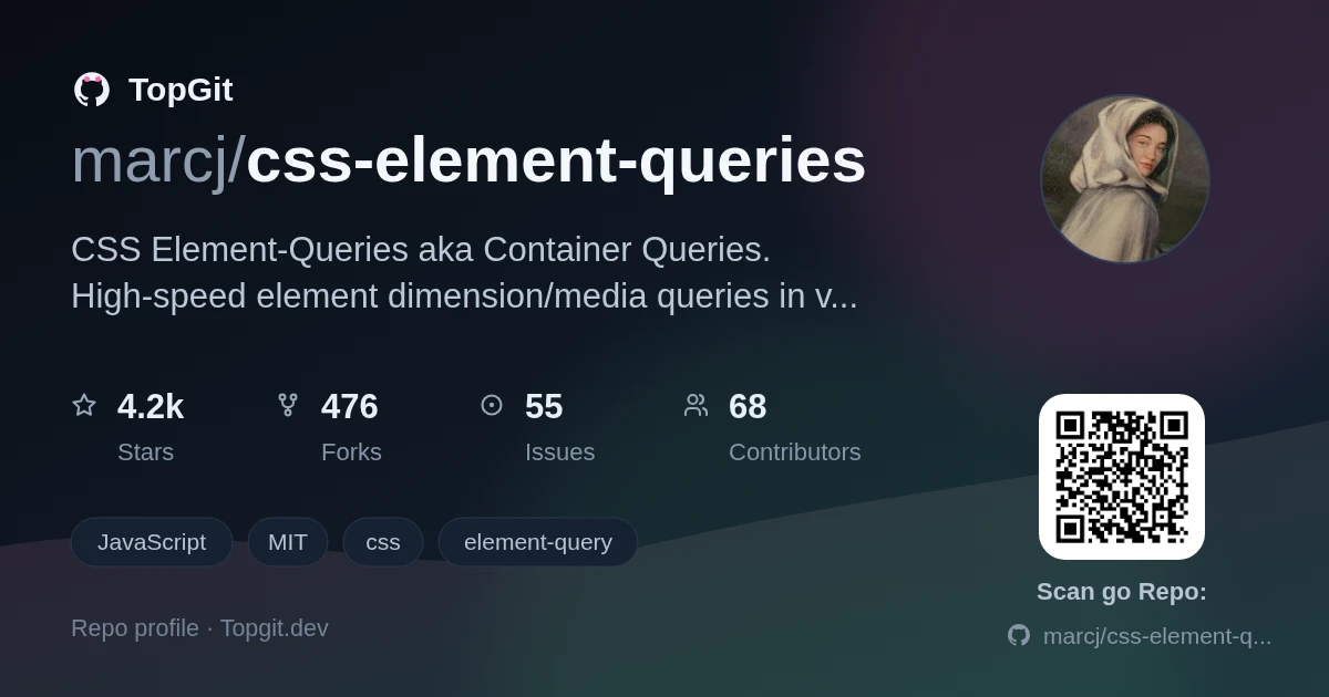 TopGit repo profile image for marcj/css-element-queries