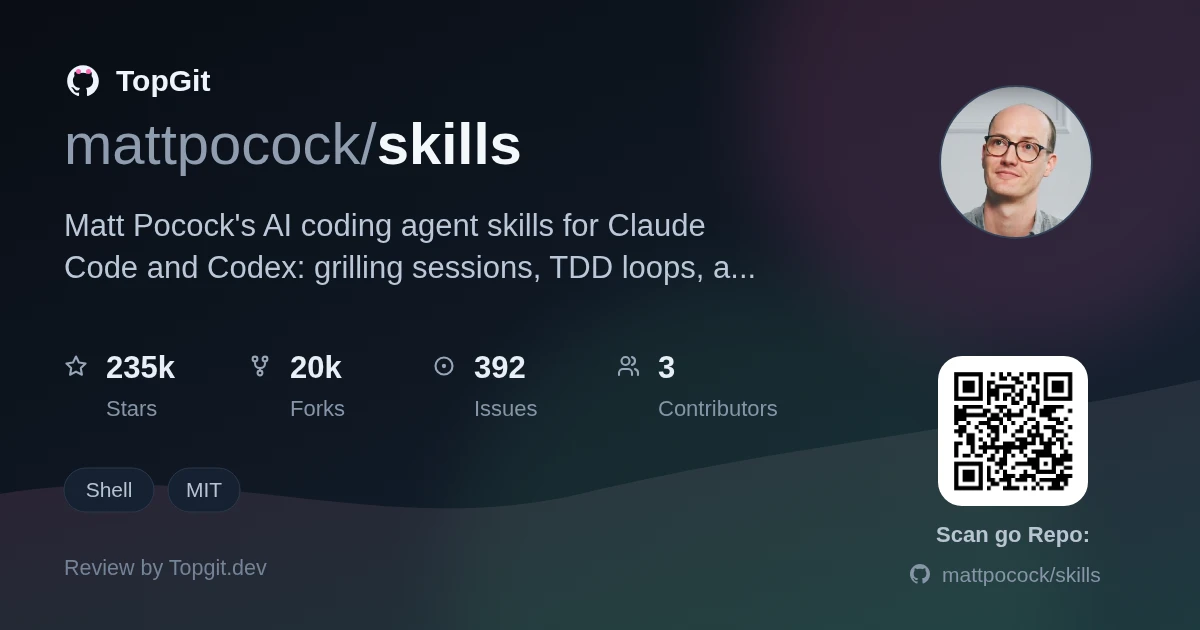 TopGit review image for mattpocock/skills