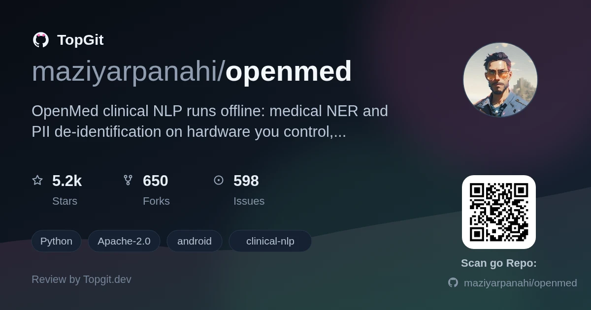 TopGit review image for maziyarpanahi/openmed