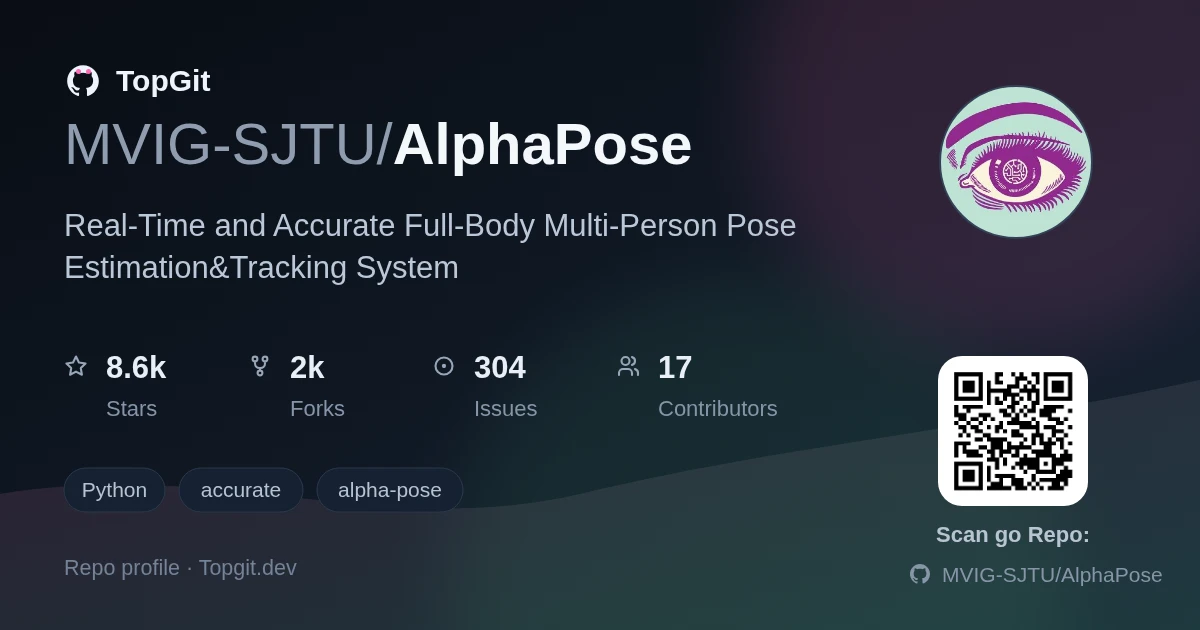 TopGit repo profile image for MVIG-SJTU/AlphaPose