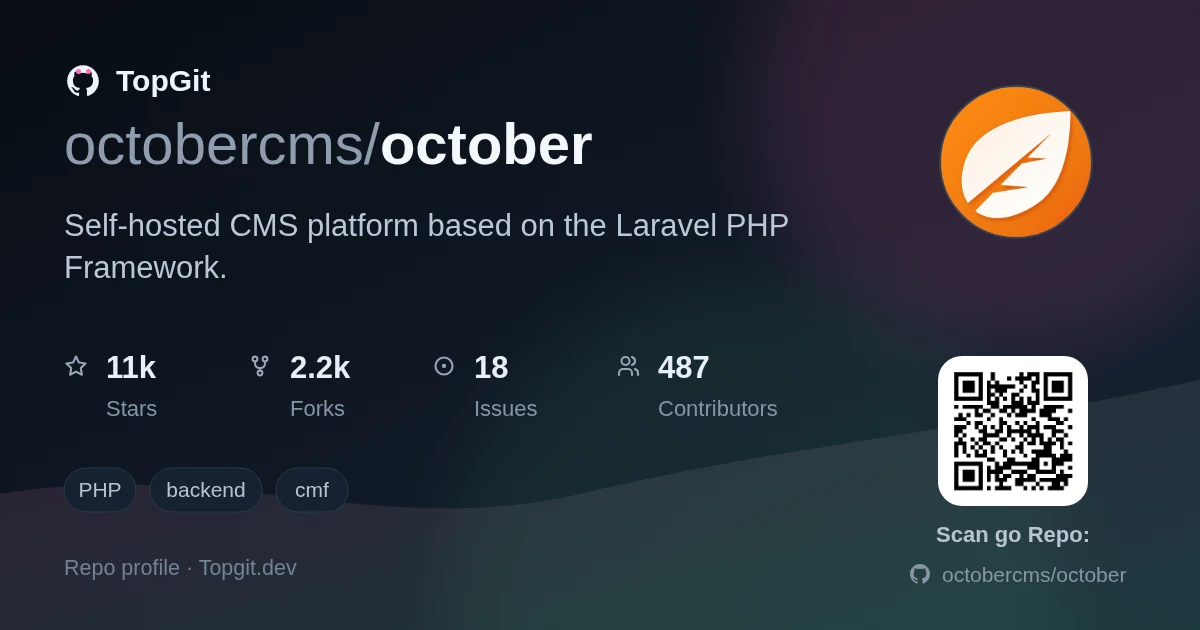 TopGit repo profile image for octobercms/october