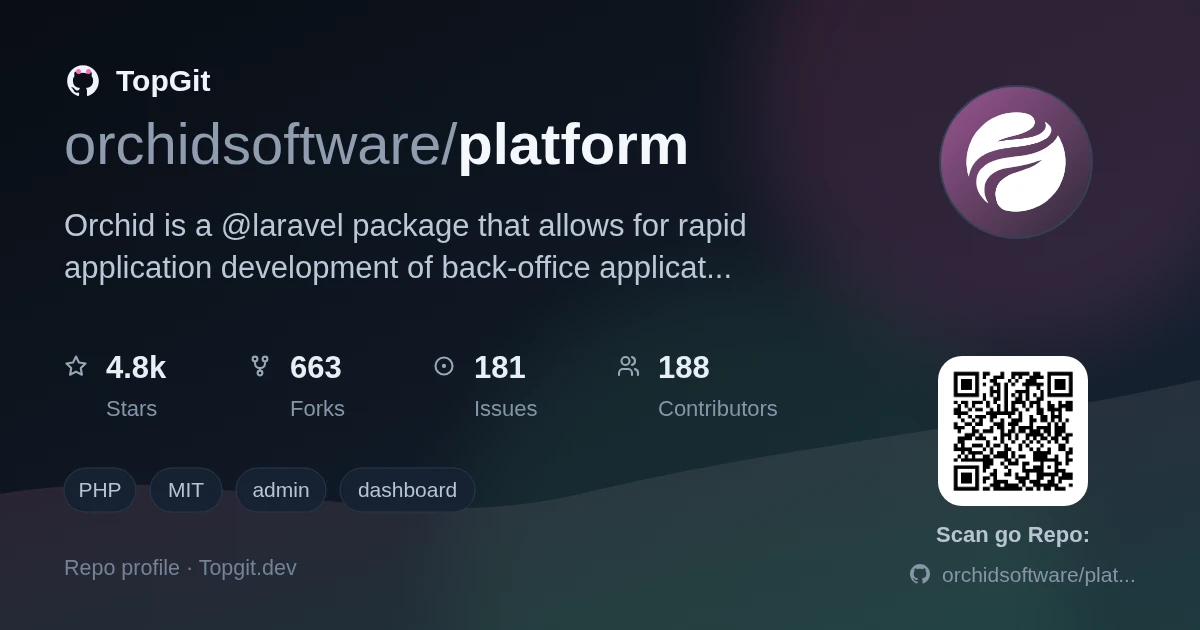TopGit repo profile image for orchidsoftware/platform