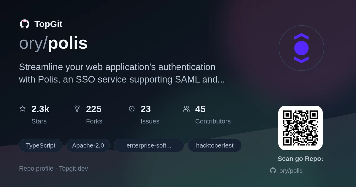 TopGit repo profile image for ory/polis