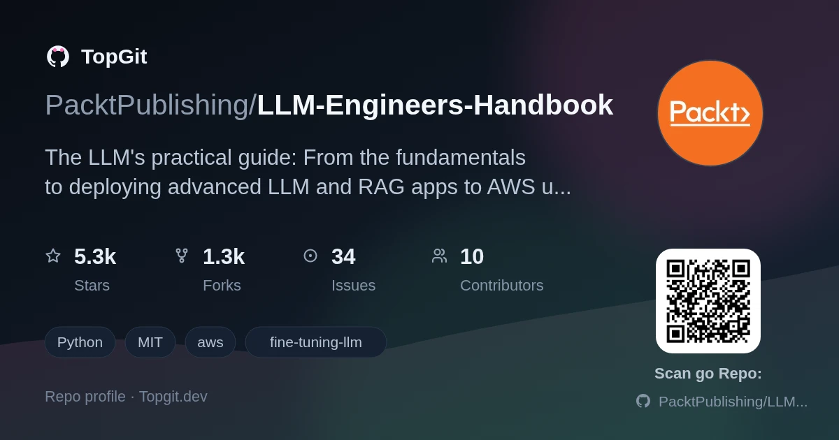 TopGit repo profile image for PacktPublishing/LLM-Engineers-Handbook
