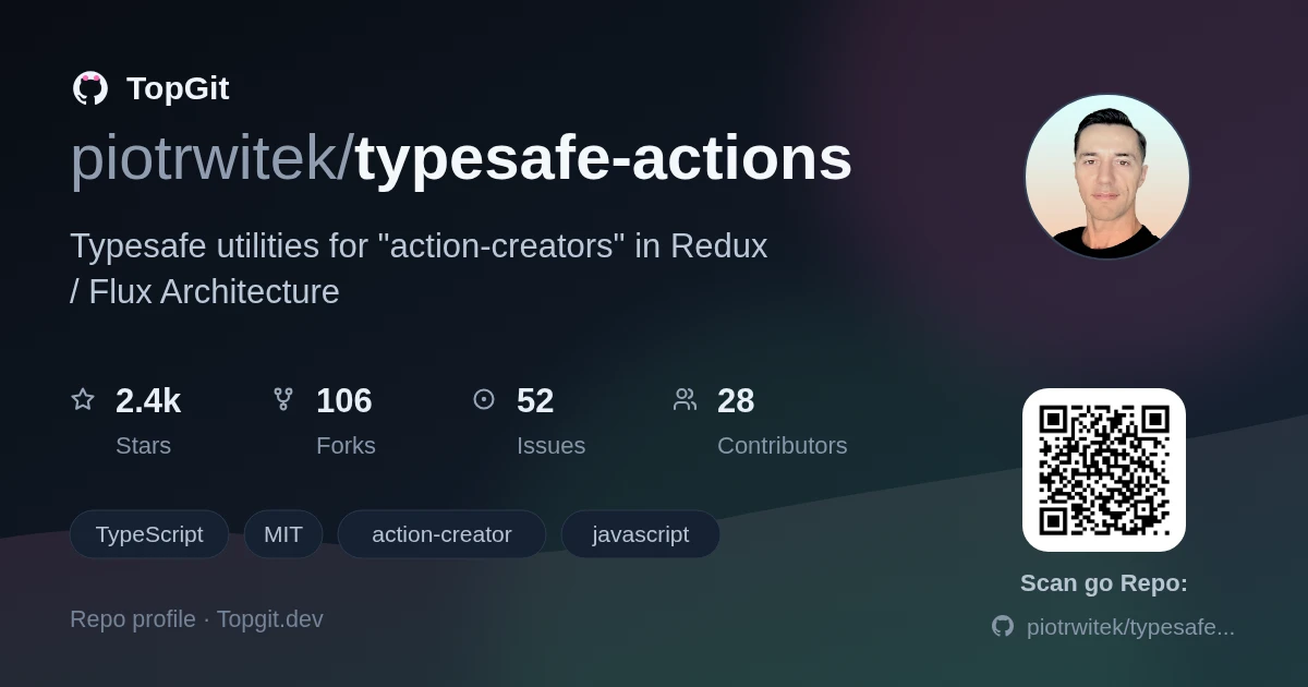 TopGit repo profile image for piotrwitek/typesafe-actions
