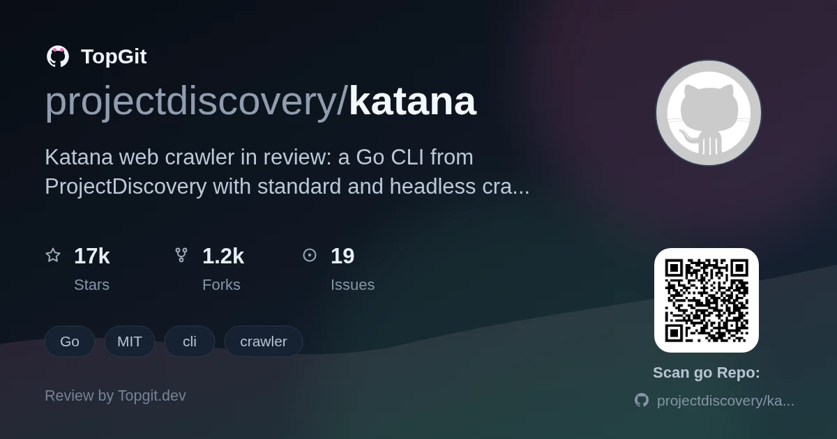 TopGit review image for projectdiscovery/katana