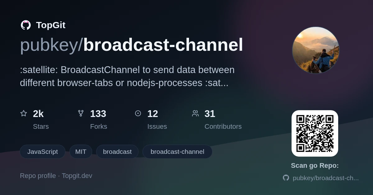 TopGit repo profile image for pubkey/broadcast-channel