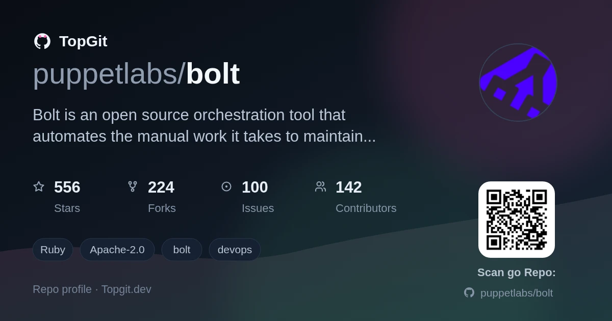 TopGit repo profile image for puppetlabs/bolt