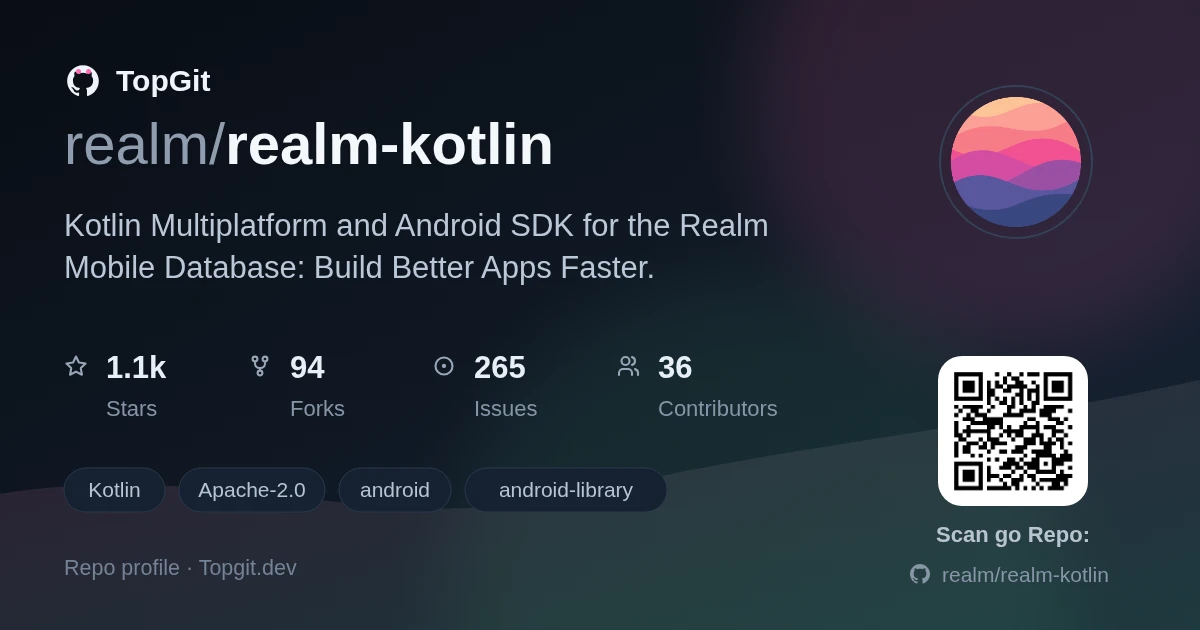 TopGit repo profile image for realm/realm-kotlin