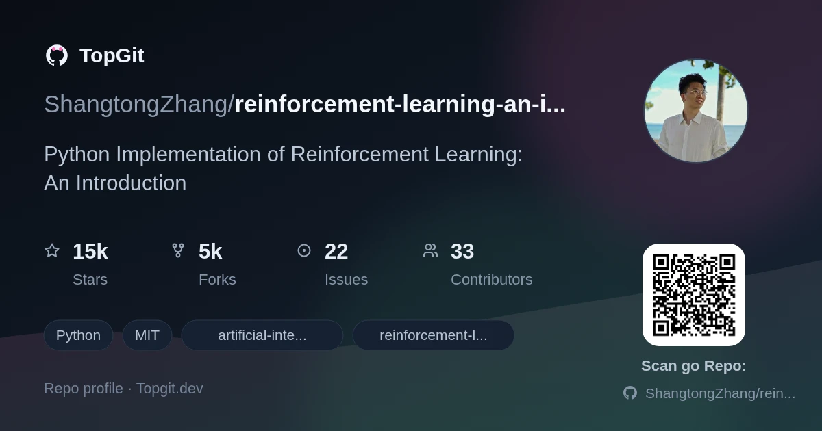TopGit repo profile image for ShangtongZhang/reinforcement-learning-an-introduction