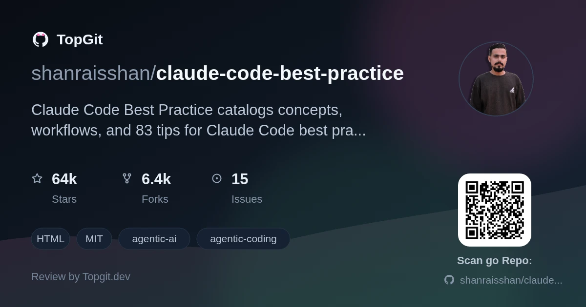 TopGit review image for shanraisshan/claude-code-best-practice