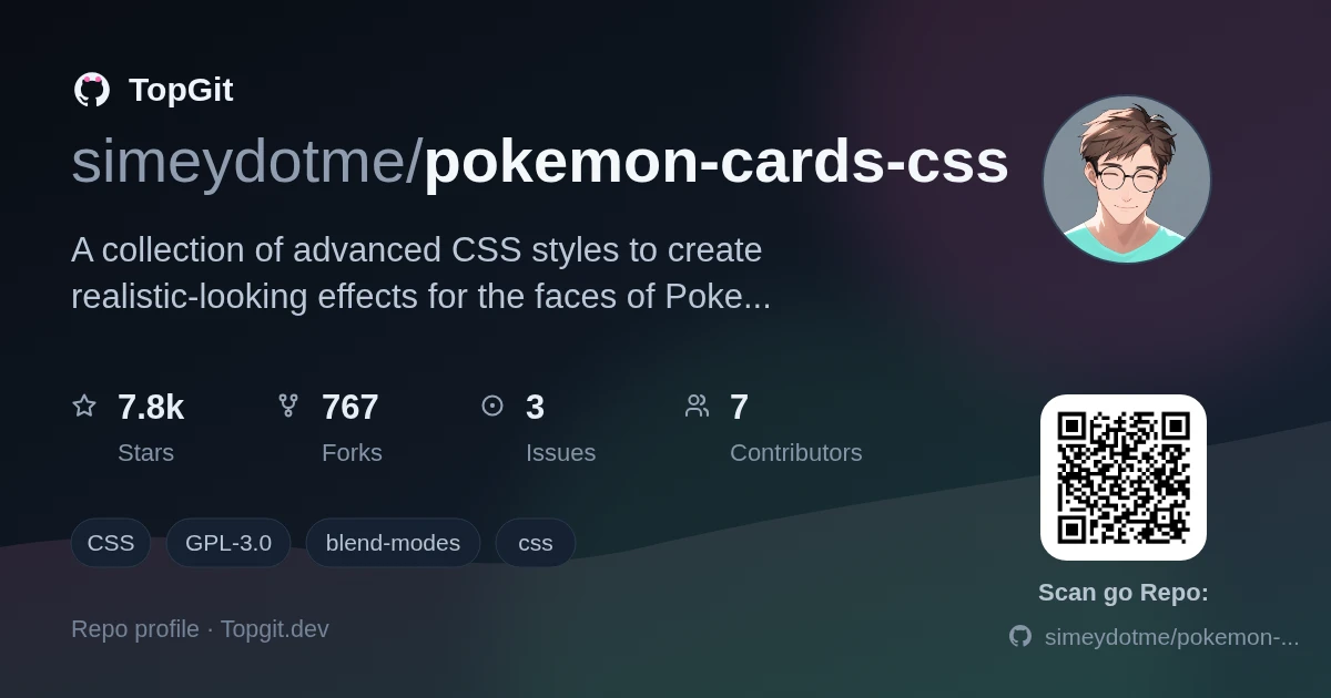 TopGit repo profile image for simeydotme/pokemon-cards-css