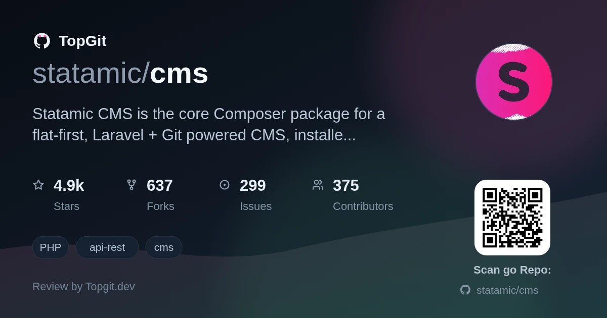 TopGit review image for statamic/cms