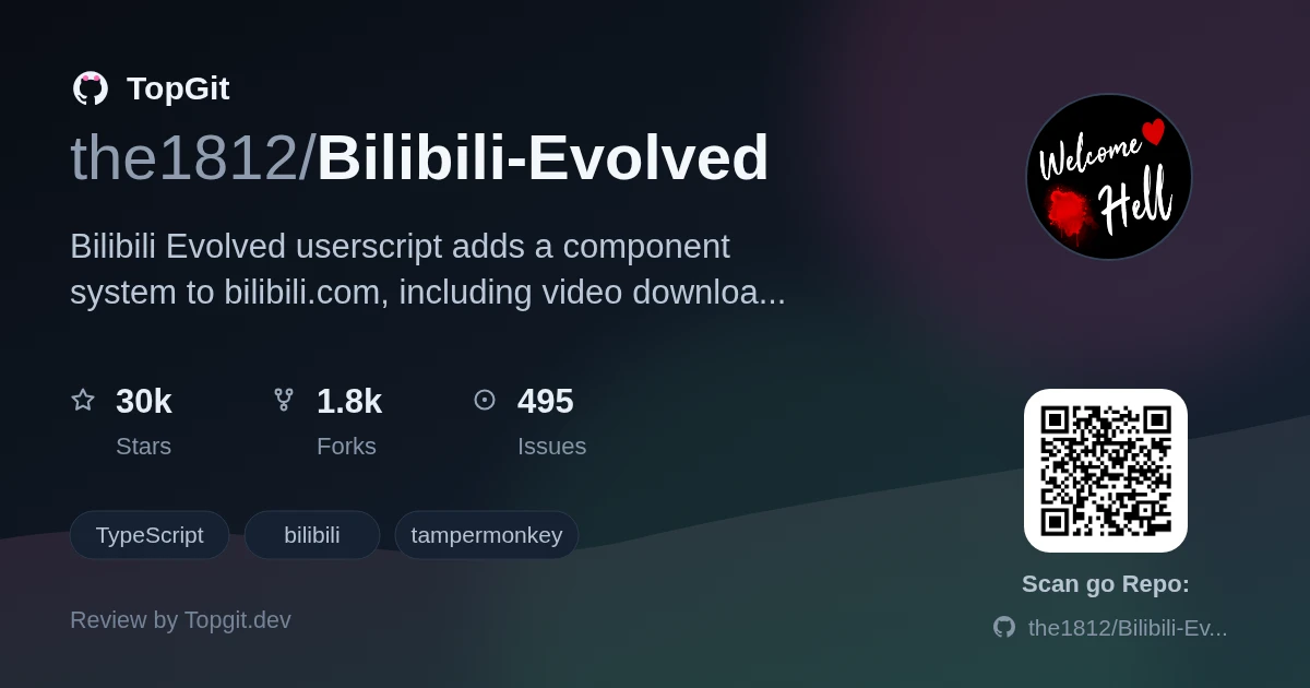 TopGit review image for the1812/Bilibili-Evolved