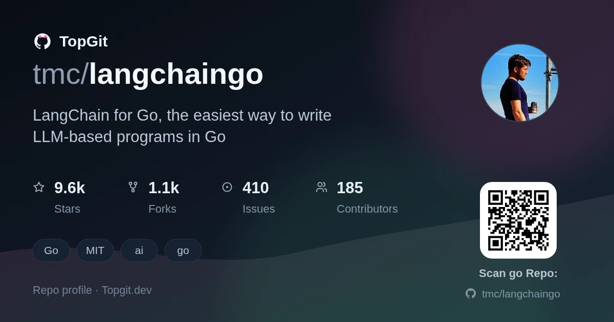 TopGit repo profile image for tmc/langchaingo