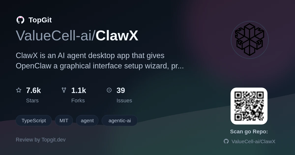 TopGit review image for ValueCell-ai/ClawX