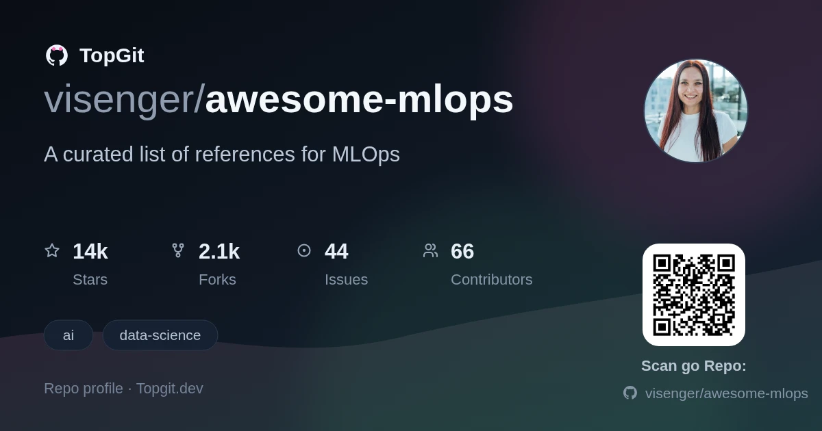 TopGit repo profile image for visenger/awesome-mlops