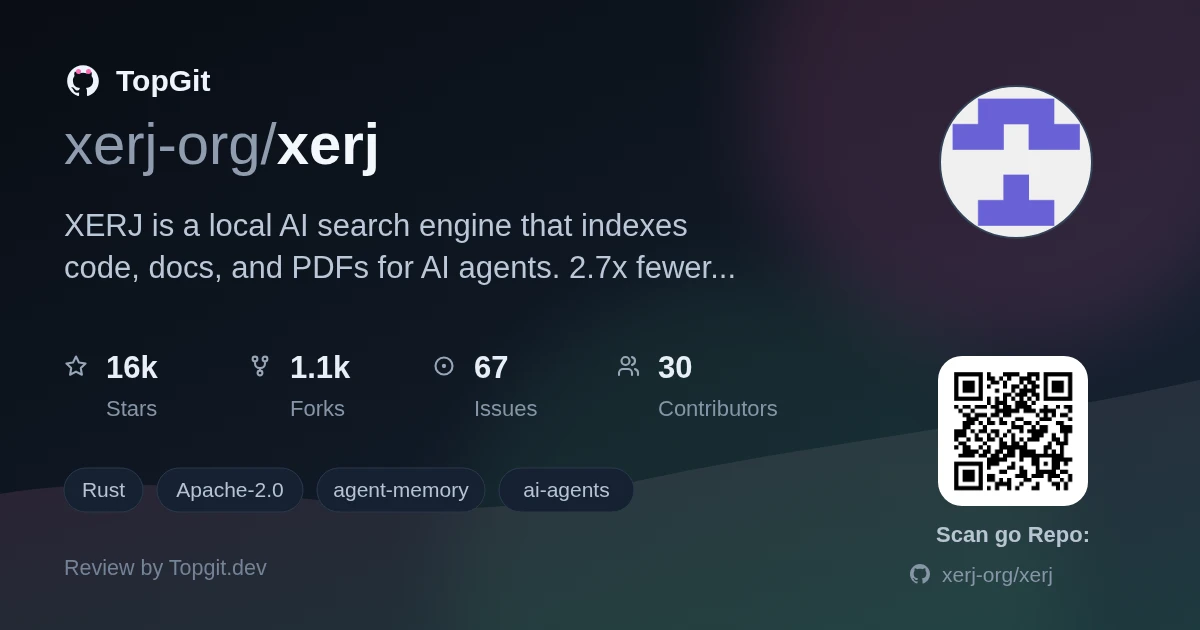 TopGit review image for xerj-org/xerj