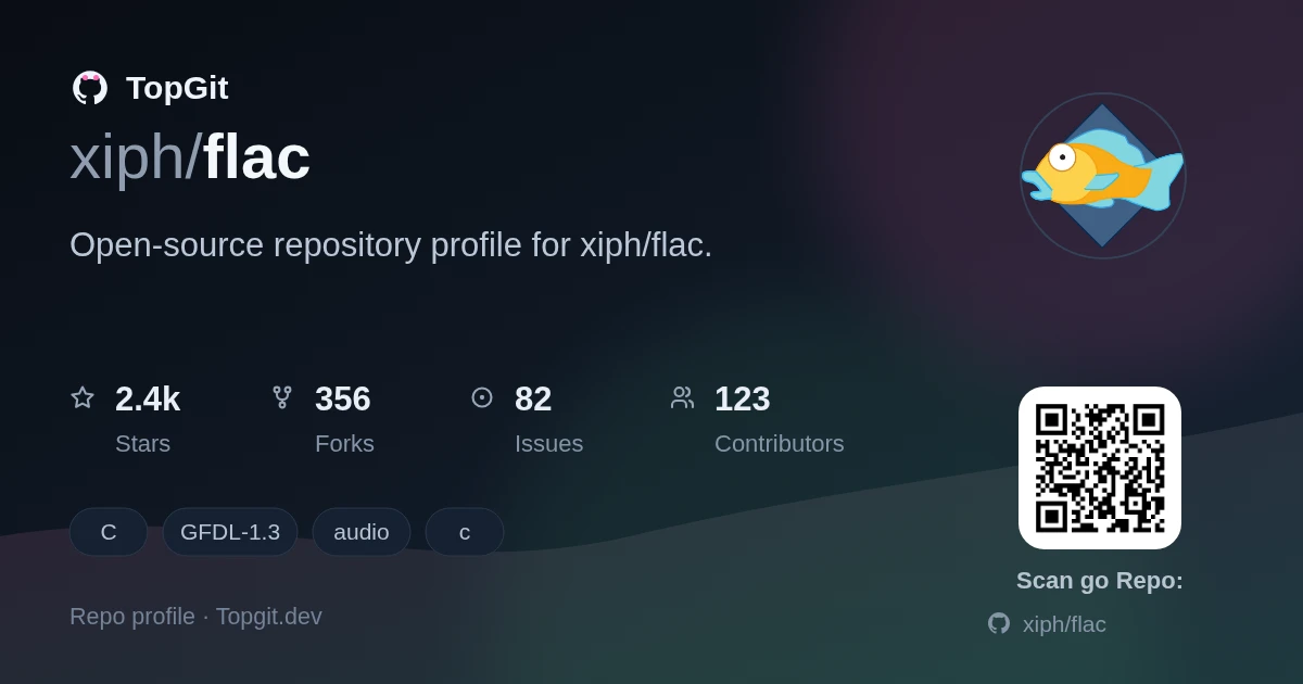 TopGit repo profile image for xiph/flac