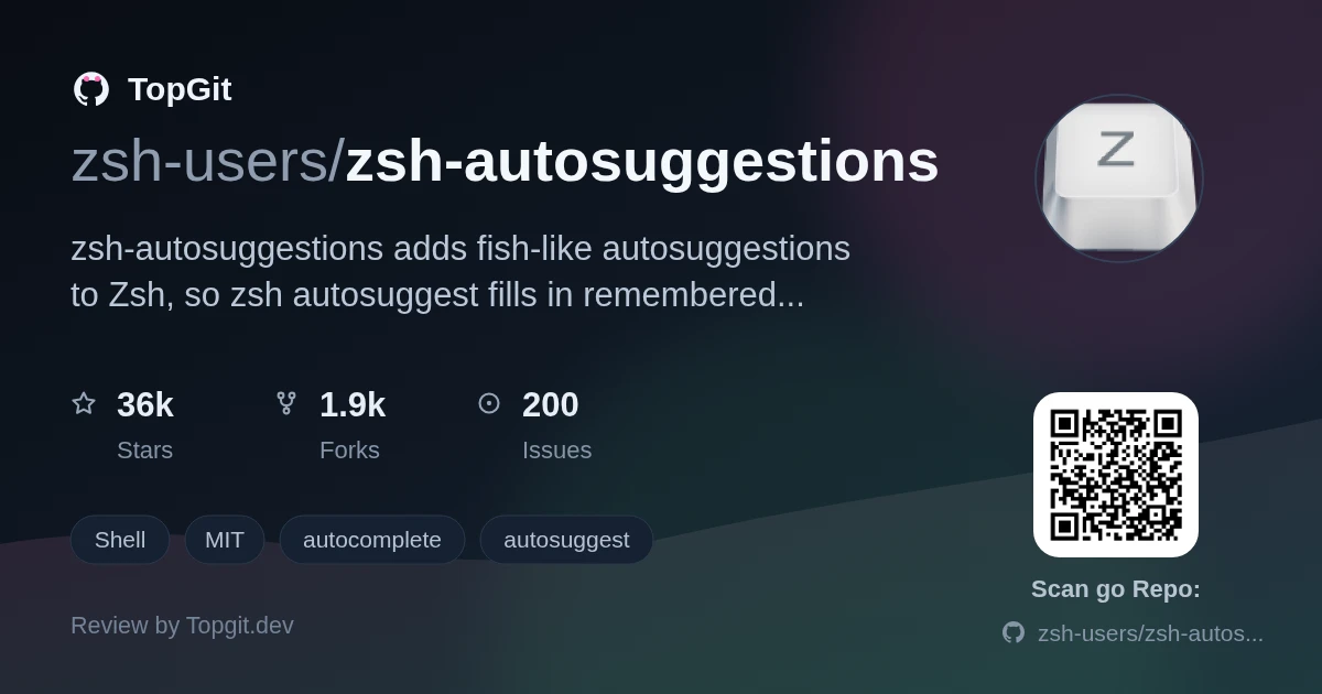 TopGit review image for zsh-users/zsh-autosuggestions