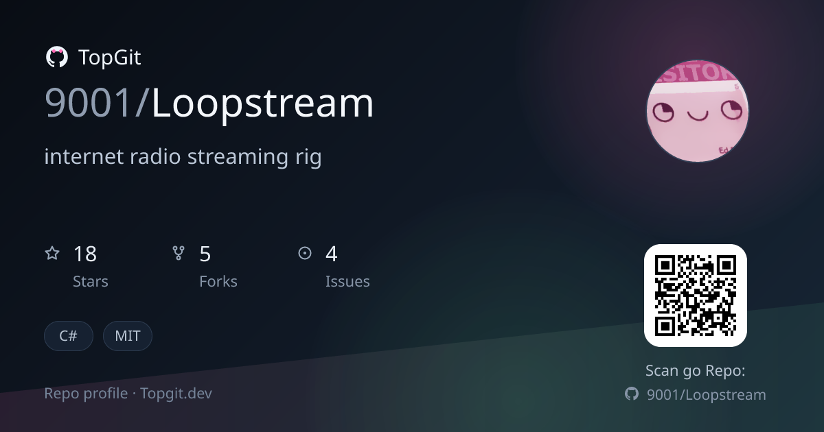 TopGit repo profile image for 9001/Loopstream