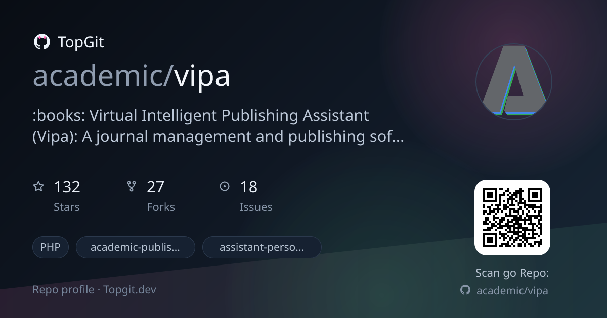 TopGit repo profile image for academic/vipa