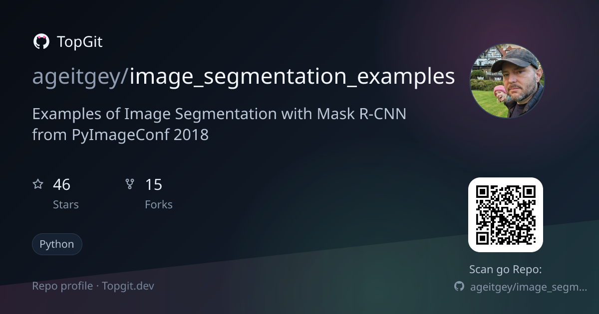 TopGit repo profile image for ageitgey/image_segmentation_examples