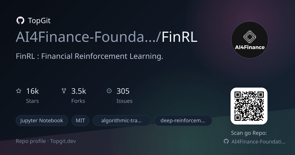 TopGit repo profile image for AI4Finance-Foundation/FinRL