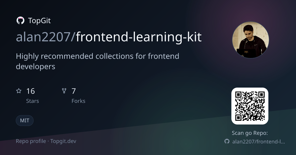 TopGit repo profile image for alan2207/frontend-learning-kit