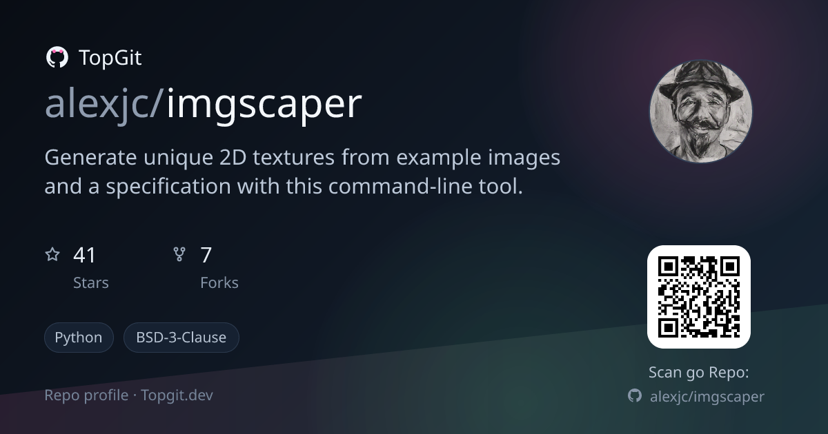 TopGit repo profile image for alexjc/imgscaper