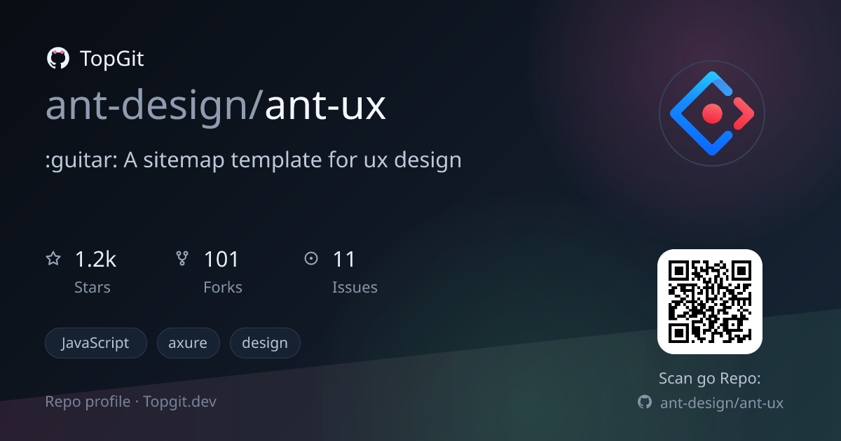 TopGit repo profile image for ant-design/ant-ux