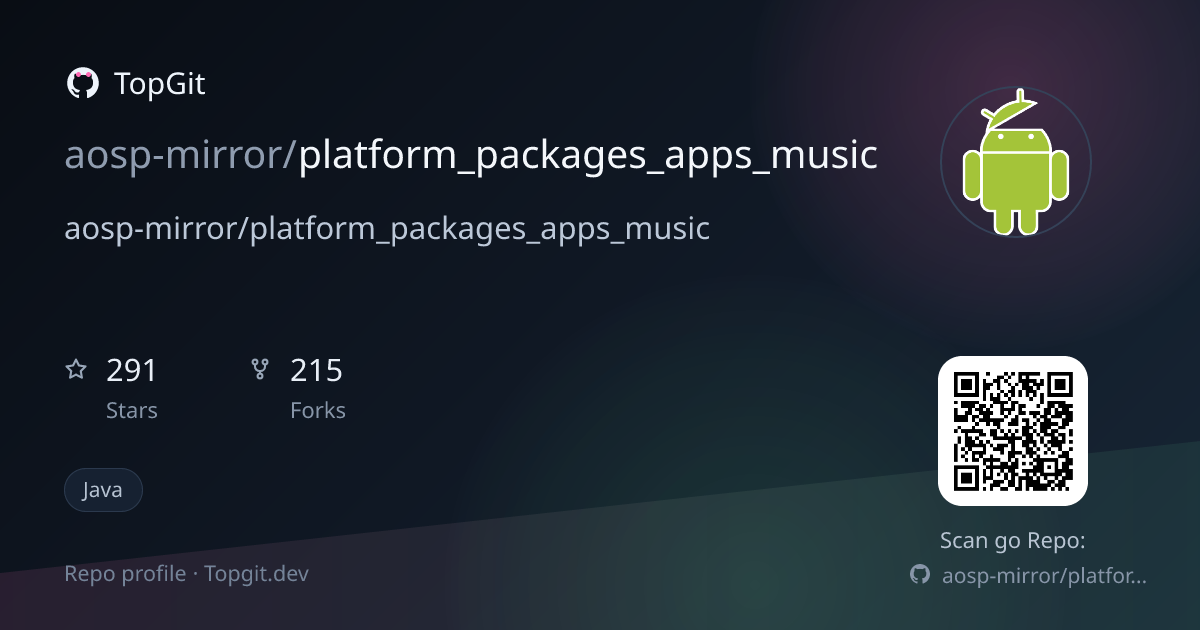 TopGit repo profile image for aosp-mirror/platform_packages_apps_music