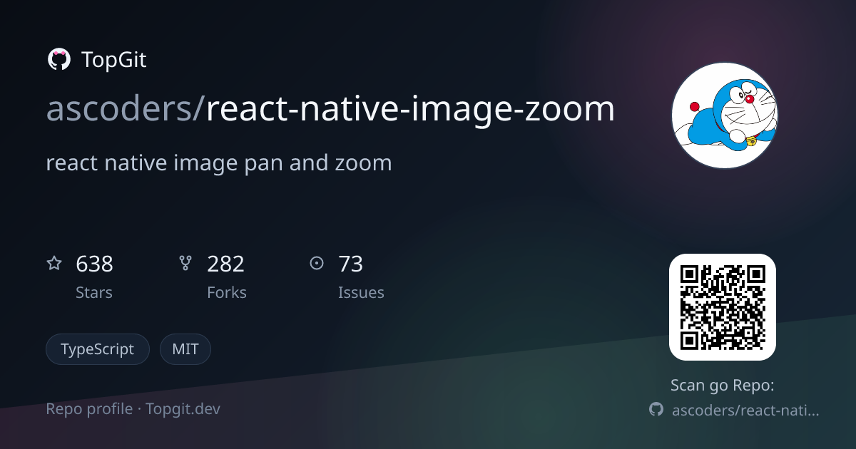 TopGit repo profile image for ascoders/react-native-image-zoom